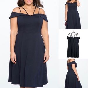 NWT Eloquii Strappy Bardot dress Size 20